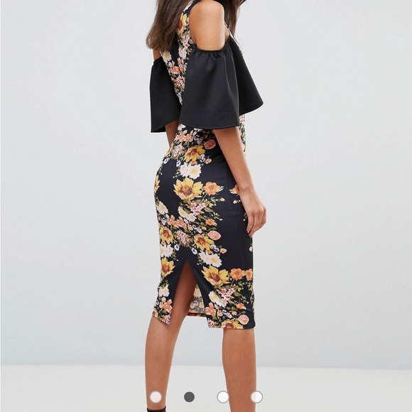 Beautiful bodycon floral dress - Picture 2 of 2